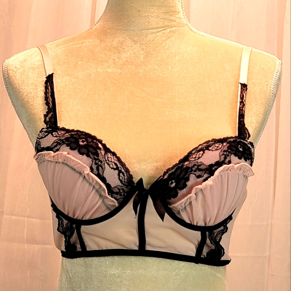 Sophie B - 34B Demi Longline Lace Bra - Picture 3 of 5